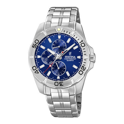 Montre Festina Multifonctions Bleu - Montres Homme | Histoire d’Or