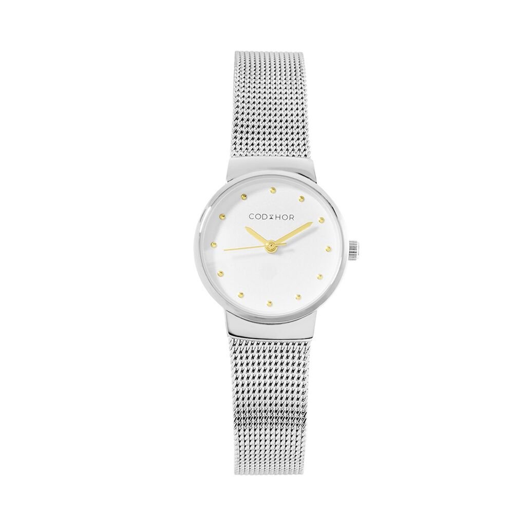 Montre Codhor Fleur Argente - Montres Femme | Histoire d&rsquo;Or