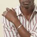 Bracelet Identité Vivian Argent Vieilli - Gourmettes Homme | Histoire d’Or