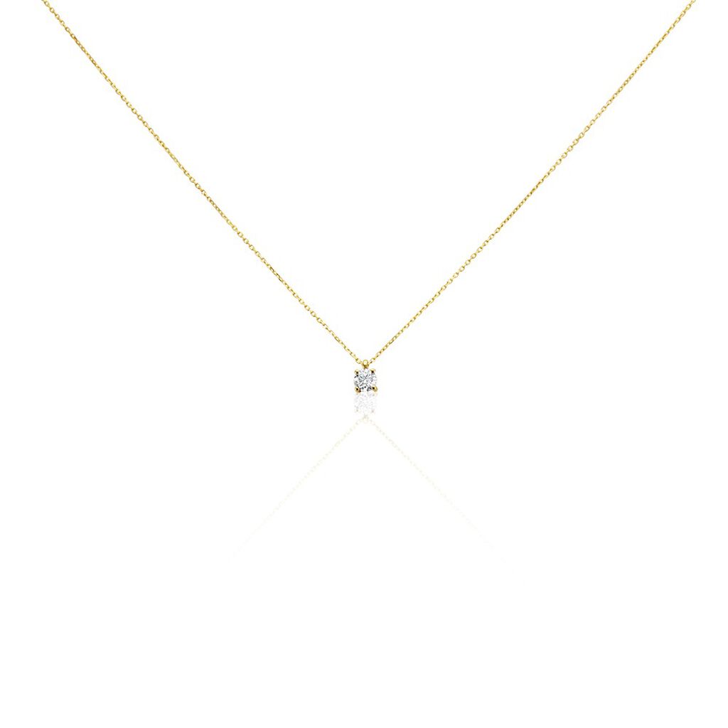 Collier Elfa Or Jaune Diamant - Colliers Femme | Histoire d’Or