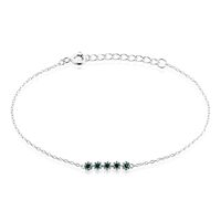 Bracelet Karrie Argent Blanc Oxyde De Zirconium