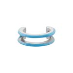 Bague D'oreille Unitaire Argent Blanc Samba - Piercings d'oreilles Femme | Histoire d&rsquo;Or