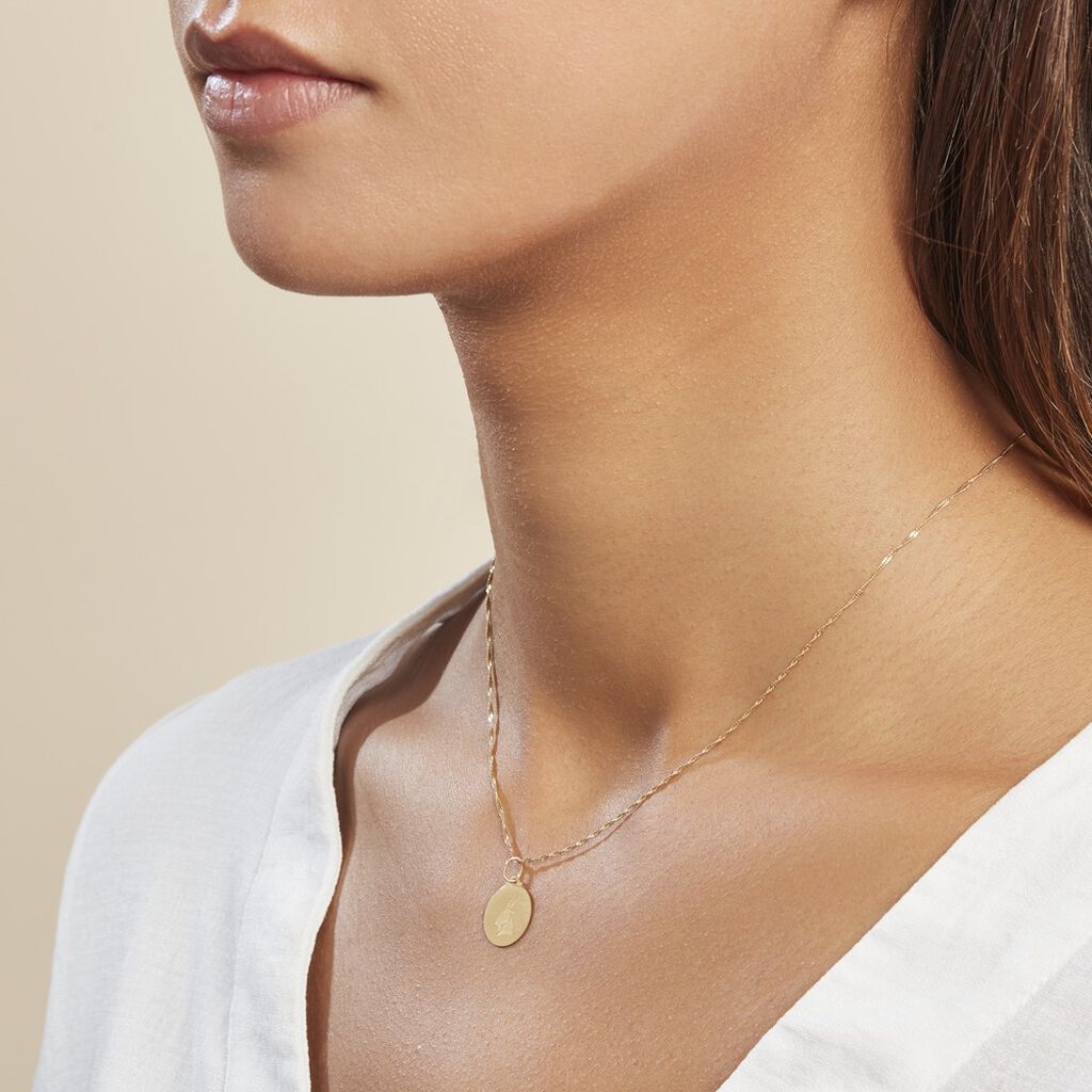 Pendentif Lamie Zodiaque Or Jaune - Pendentifs Zodiaque Unisex | Histoire d’Or