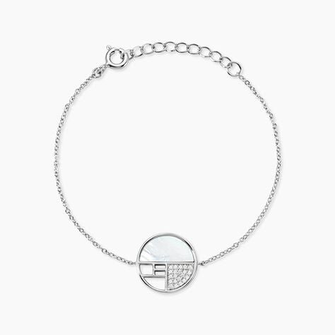 Bracelet Argent Gaillet Oxydes De Zirconium - Bracelets Femme | Histoire d’Or