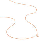 Collier Tallulah Argent Rose Pierre De Synthese - Colliers fantaisie Femme | Histoire d&rsquo;Or