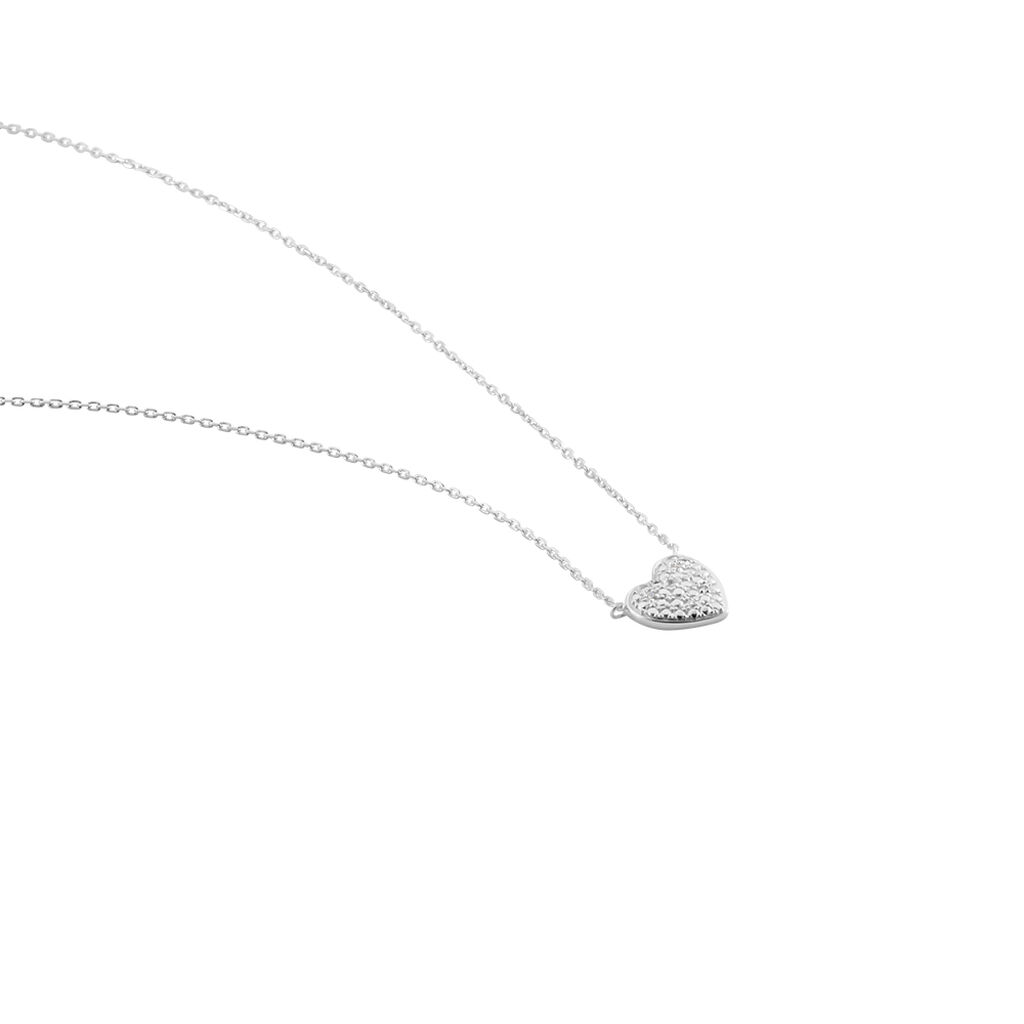 Collier Or Blanc Abe Diamants - Colliers Femme | Histoire d’Or
