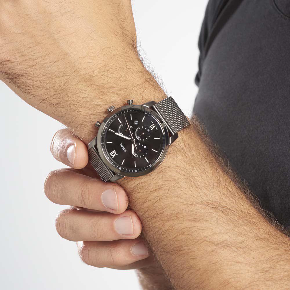 Montre homme top fossil noir