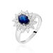 Bague Ivan Or Blanc Saphir Et Diamant - Bagues solitaires Femme | Histoire d’Or