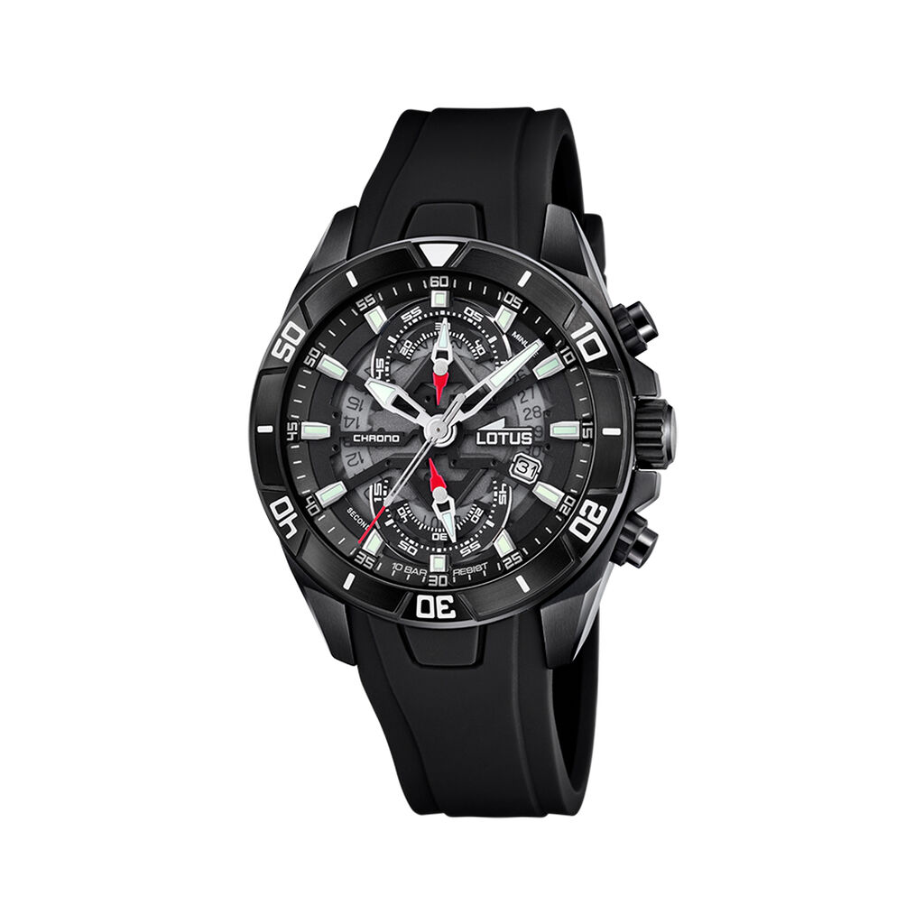 Montre Lotus Vortex Noir - Montres Homme | Histoire d&rsquo;Or