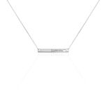 Collier Kamile Argent Blanc - Colliers fantaisie Femme | Histoire d&rsquo;Or