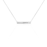 Collier Kamile Argent Blanc