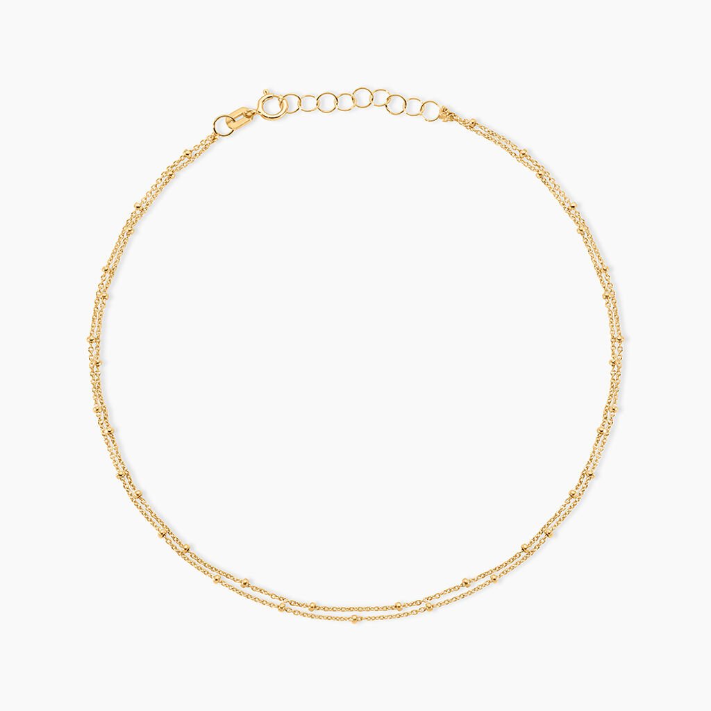 Cha&icirc;ne De Cheville Dudel Or Jaune - Cha&icirc;nes de cheville Femme | Histoire d&rsquo;Or