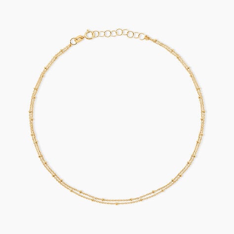 Cha&icirc;ne De Cheville Dudel Or Jaune - Cha&icirc;nes de cheville Femme | Histoire d&rsquo;Or