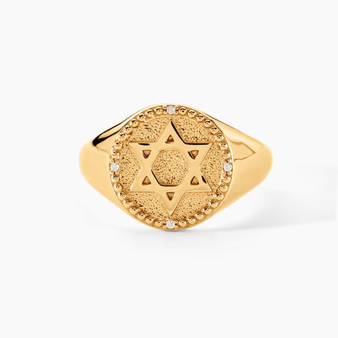 Chevali&egrave;re Eimhin Or Jaune Oxyde De Zirconium - Bagues de fian&ccedil;ailles Homme | Histoire d&rsquo;Or