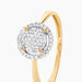 Bague Soleil D'hiver Or Jaune Diamant - Bagues avec pierre Femme | Histoire d’Or