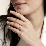 Bague Athena Or Blanc Diamant - Bagues solitaires Femme | Histoire d&rsquo;Or