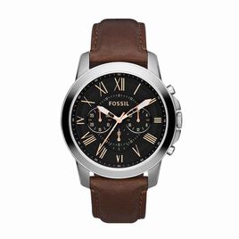 Montre Fossil Grant Noir - Montres Homme | Histoire d’Or