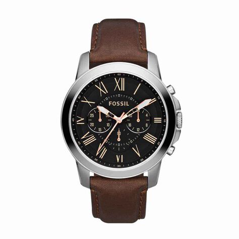 Montre Fossil Grant Noir - Montres Homme | Histoire d’Or