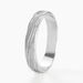 Alliance Ketly Ruban Plat Argent Blanc - Alliances Famille | Histoire d’Or