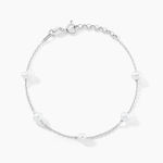 Bracelet Perlita Argent Blanc Perle De Culture - Bracelets Femme | Histoire d&rsquo;Or