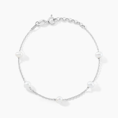 Bracelet Perlita Argent Blanc Perle De Culture - Bracelets Femme | Histoire d&rsquo;Or