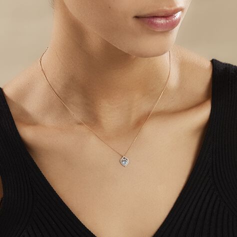 Collier Rosaline Or Jaune Topaze Et Oxyde De Zirconium - Colliers Femme | Histoire d’Or