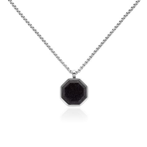 Collier Blake Acier Argent&eacute; - Colliers fantaisie Homme | Histoire d&rsquo;Or