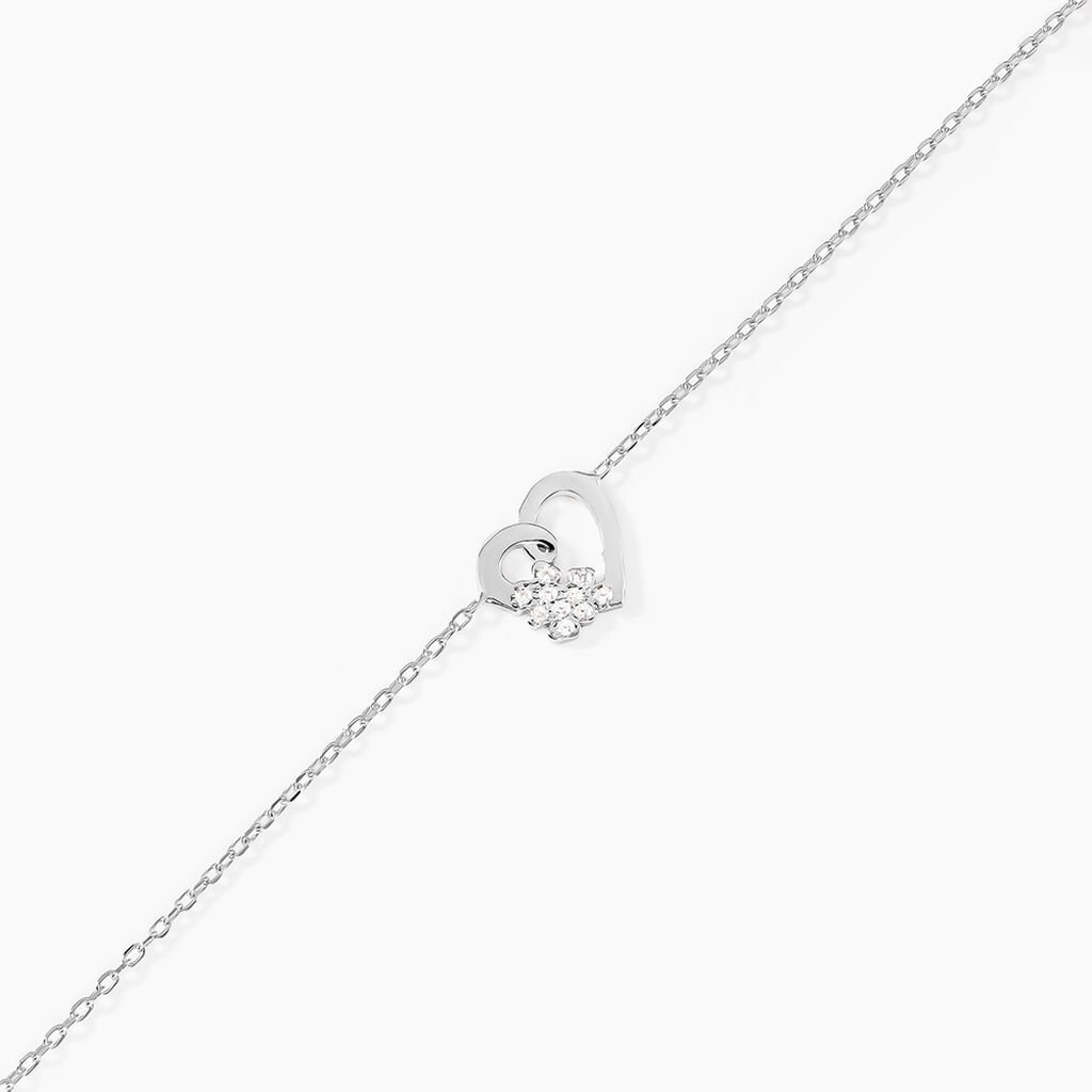 Bracelet Lucianna Argent Blanc Oxyde De Zirconium - Nouveautés Femme | Histoire d’Or