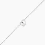 Bracelet Lucianna Argent Blanc Oxyde De Zirconium - Bracelets Femme | Histoire d&rsquo;Or