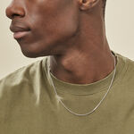 Cha&icirc;ne Claudine Maille For&ccedil;at Argent Blanc - Chaines Unisex | Histoire d&rsquo;Or