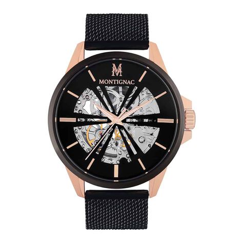 Montre Montignac Noir - Montres Homme | Histoire d’Or