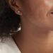 Boucles D'oreilles Puces Winter Flower Or Blanc Oxyde De Zirconium - Clous d'oreilles Femme | Histoire d’Or