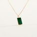 Collier Hallie Or Jaune Malachite - Colliers Femme | Histoire d’Or