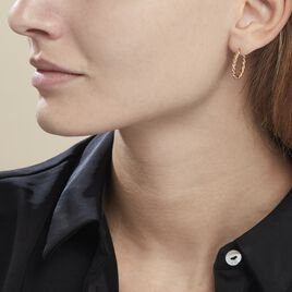 Créoles Plaqué Or Jaune Isaiah - Boucles d'oreilles créoles Femme | Histoire d’Or