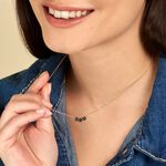 Collier Midnight Royalty Plaqu&eacute; Or Jaune Oxyde De Zirconium - Colliers Femme | Histoire d&rsquo;Or