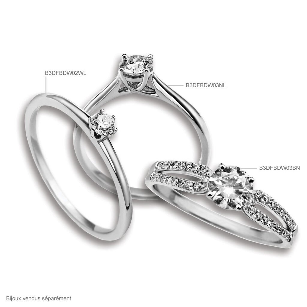 Bague Solitaire Natalia Or Rose Diamant - Bagues solitaires Femme | Histoire d’Or
