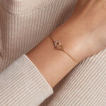 Bracelet Foma Or Jaune Oxyde De Zirconium - Bracelets Femme | Histoire d&rsquo;Or