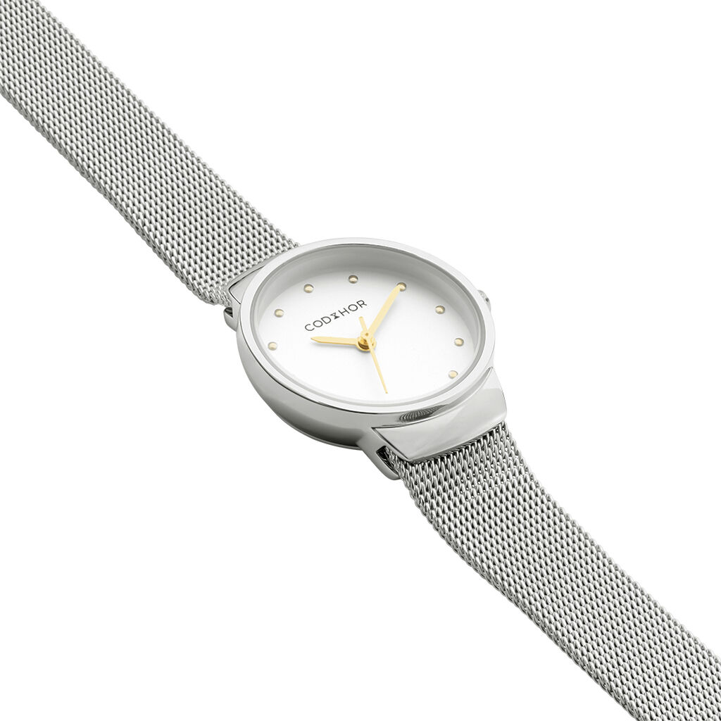 Montre Codhor Fleur Blanc - Montres Femme | Histoire d’Or