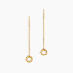Boucles D'oreilles Pendantes Eclats Solaires Or Jaune - Boucles d'oreilles pendantes Femme | Histoire d&rsquo;Or