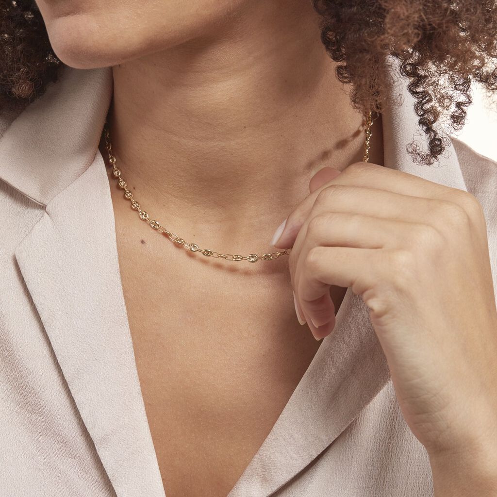Collier Maille Dami Or Jaune - Chaines Femme | Histoire d’Or