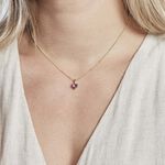 Pendentif Miyah Or Jaune Amethyste - Pendentifs Femme | Histoire d&rsquo;Or
