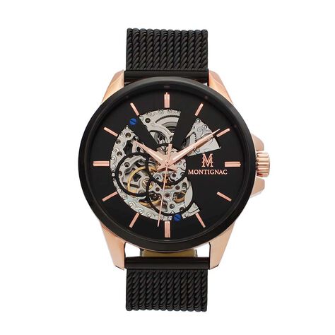 Montre Montignac s Automatique Noir - Montres Homme | Histoire d’Or