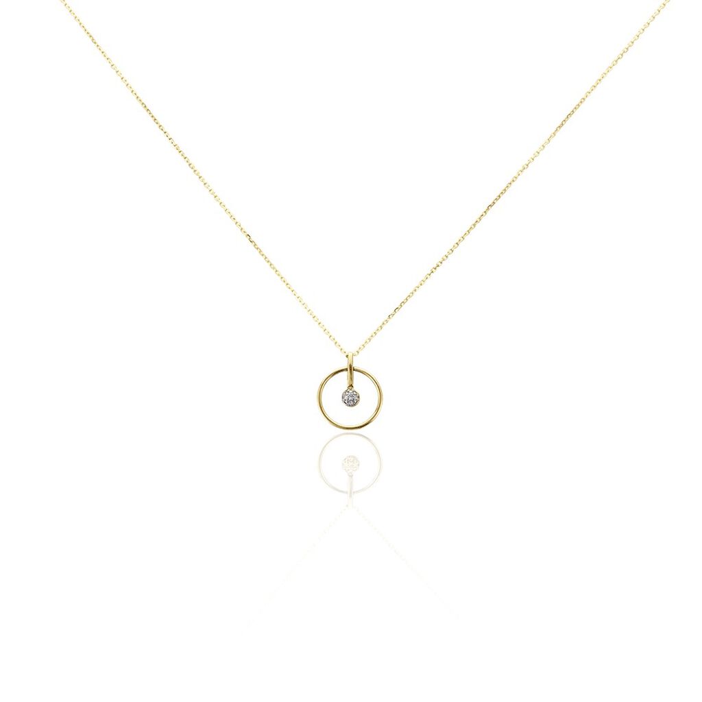 Collier Or Jaune Adrienn Diamants - Colliers Femme | Histoire d’Or
