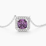 Collier Rio Argent Blanc Oxyde De Zirconium - Colliers fantaisie Femme | Histoire d&rsquo;Or