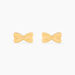Boucles D'oreilles Puces Evonne Noeud Or Jaune - Clous d'oreilles Enfant | Histoire d&rsquo;Or