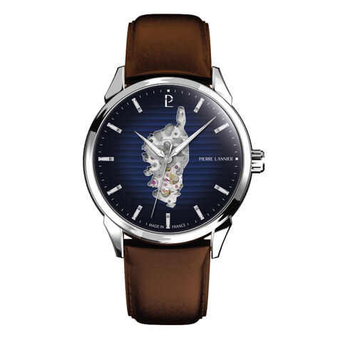 Montre Pierre Lannier Monarck Bleu - Montres Homme | Histoire d’Or