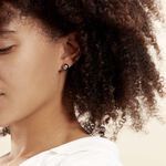 Boucles D'oreilles Puces Alper Or Jaune Perle De Culture De Tahiti - Clous d'oreilles Femme | Histoire d&rsquo;Or