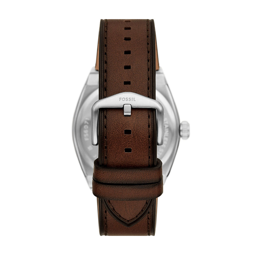 Montre Fossil Everett Cr&egrave;me - F&ecirc;te des p&egrave;res Homme | Histoire d&rsquo;Or