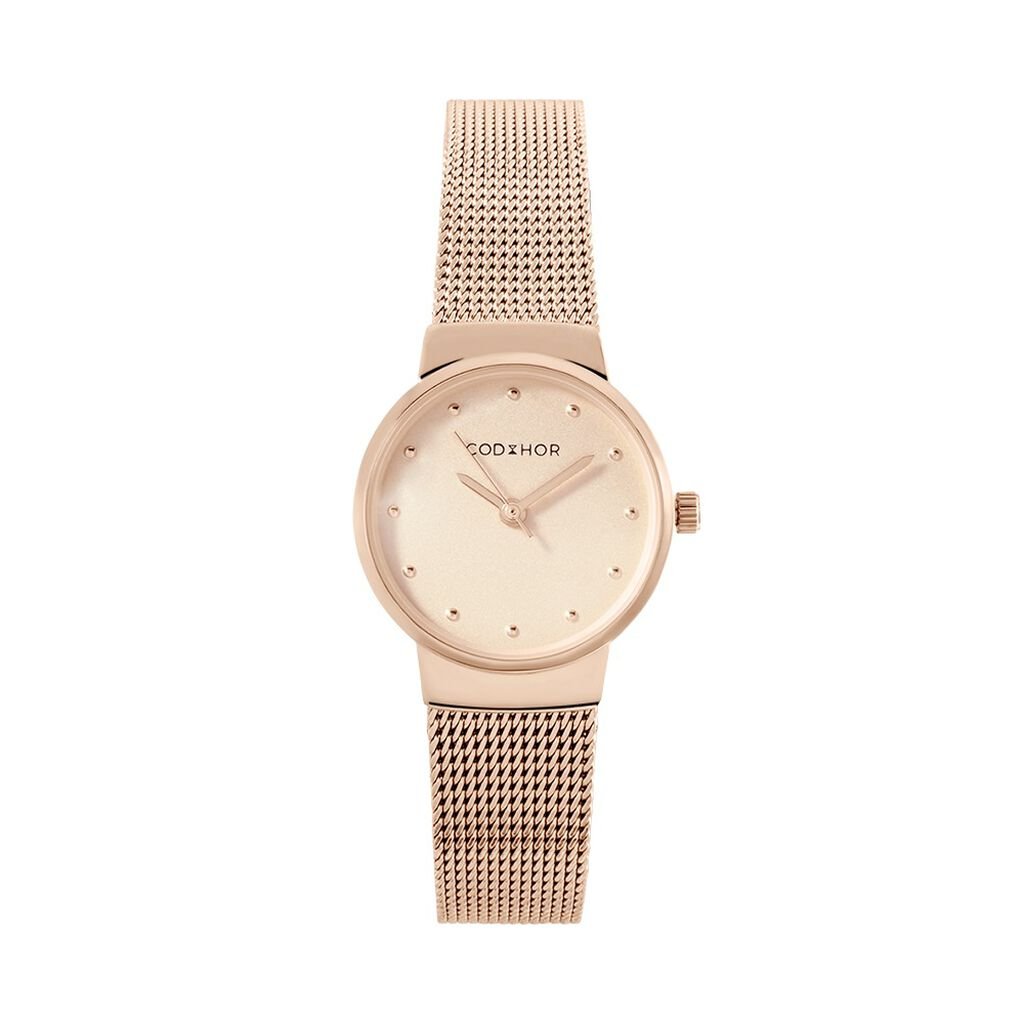 Montre Codhor Fleur Dor&eacute; Rose - Montres Femme | Histoire d&rsquo;Or