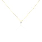 Collier Or Jaune Luminae Oxyde De Zirconium - Colliers Femme | Histoire d&rsquo;Or